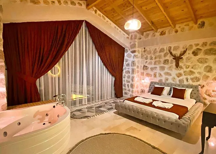 Caykoey 2 Bedroom Secluded With Private Pool Hot Tub * Kalkan